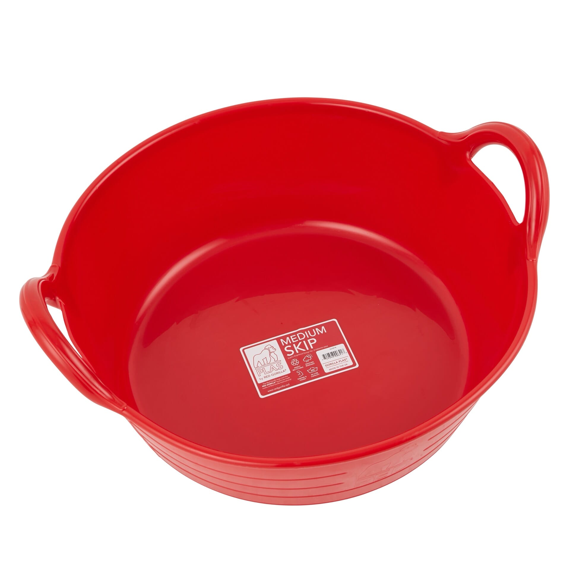 Red Gorilla Gorilla Plas Medium Skip - Red