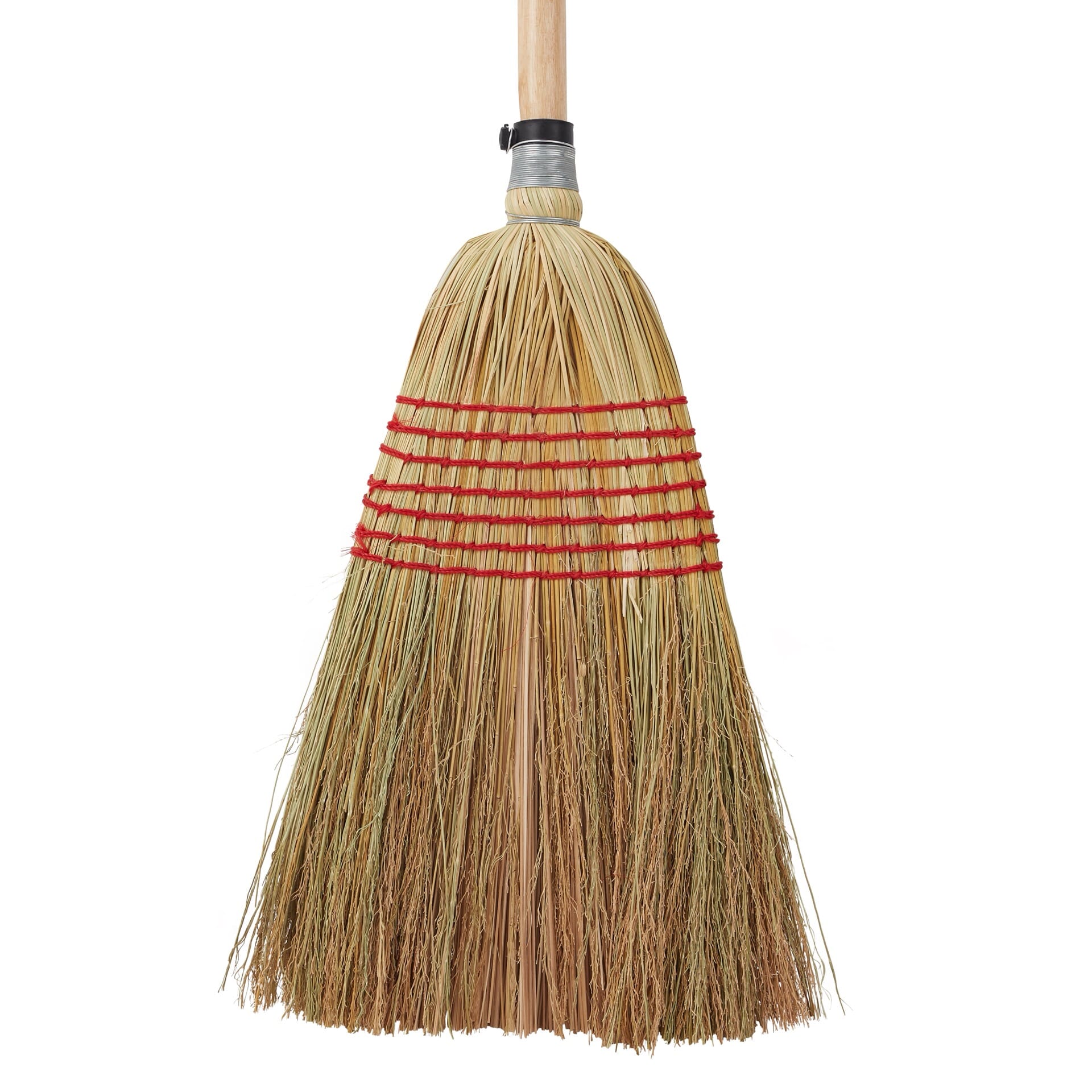 Red Gorilla Large Corn Broom with Traditional Handle