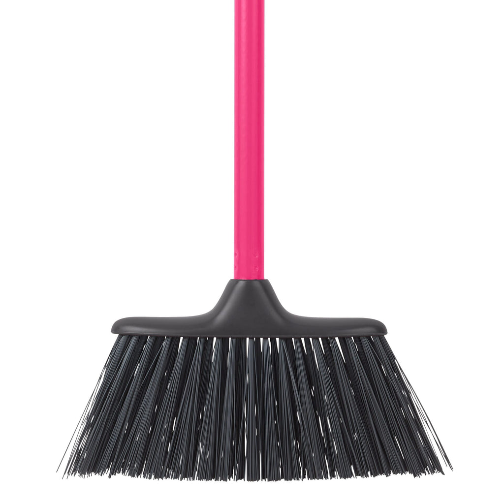 Red Gorilla Poly Yard Broom 120cm Handle - Pink