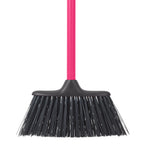 Red Gorilla Poly Yard Broom 120cm Handle - Pink