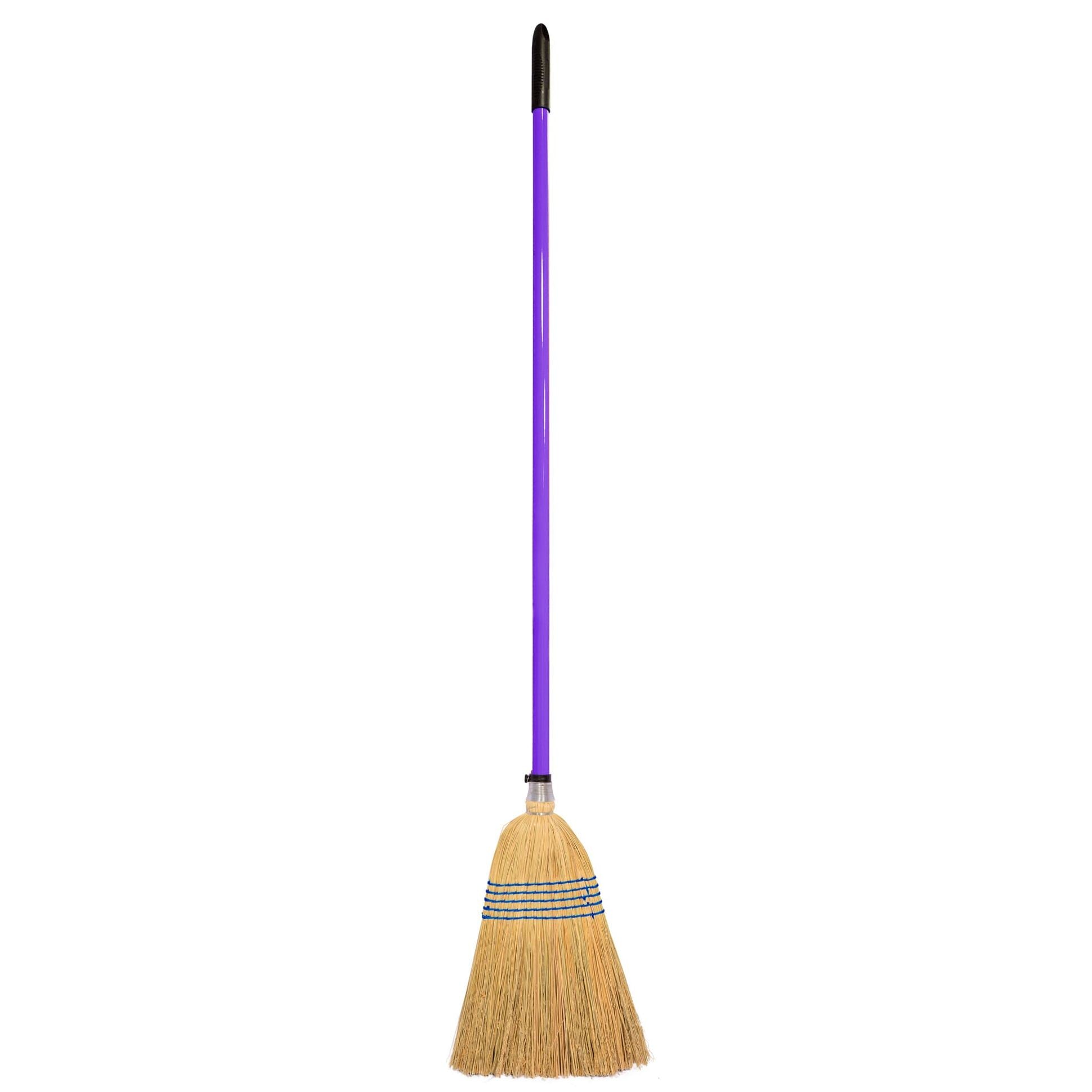 Corn Brooms - Standard (NEW 120CM HANDLE PURPLE)
