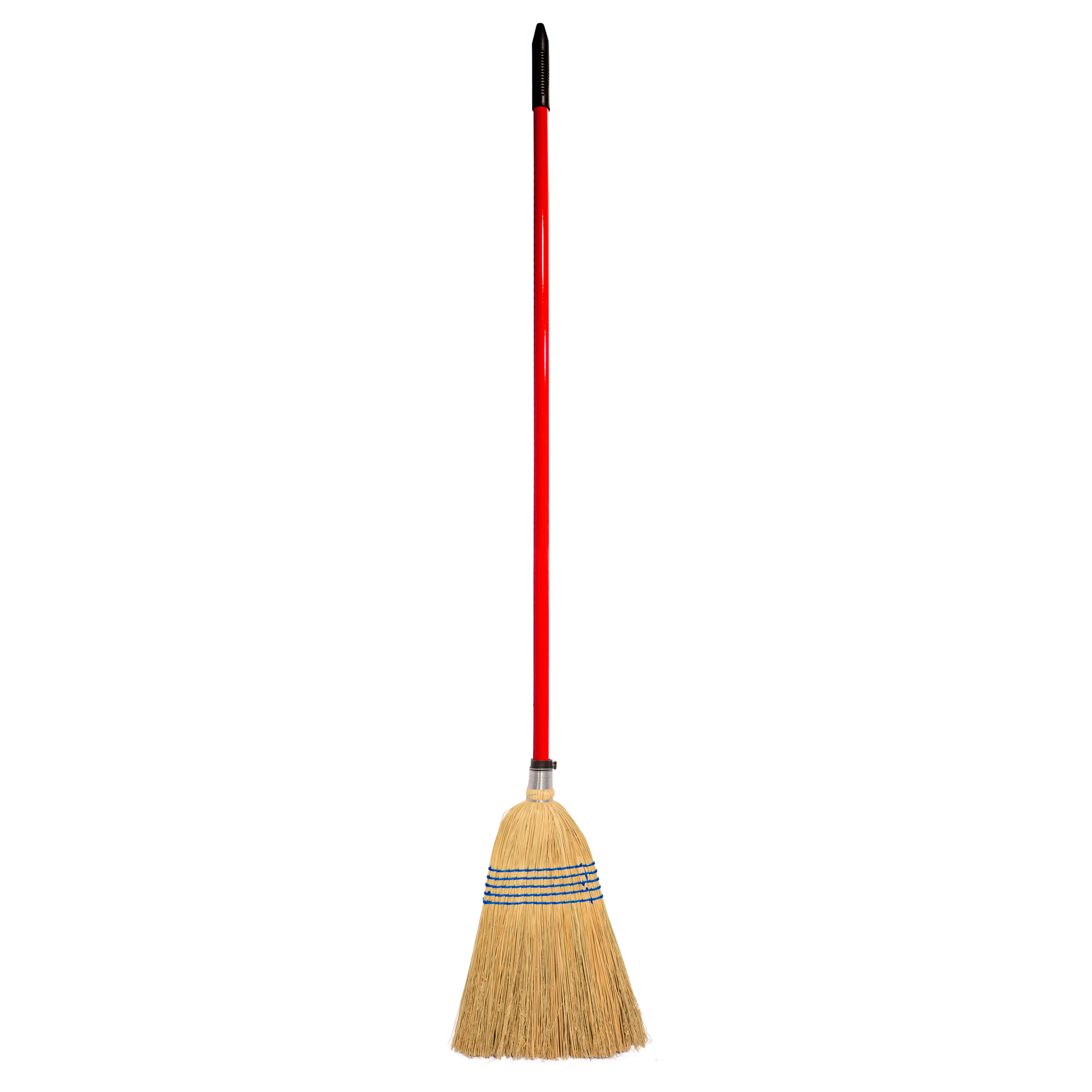 Corn Brooms - Standard (NEW 120CM HANDLE RED)