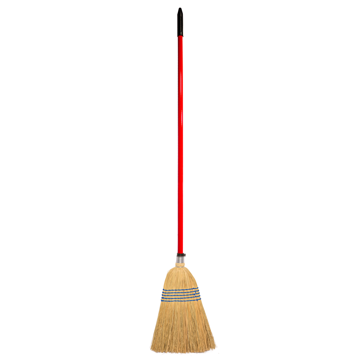Red Gorilla Standard Corn Broom 120cm Handle - Red