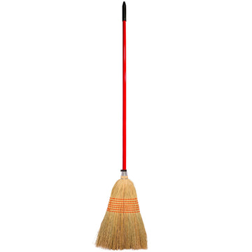 Corn Brooms - Large (NEW 120CM HANDLE RED)