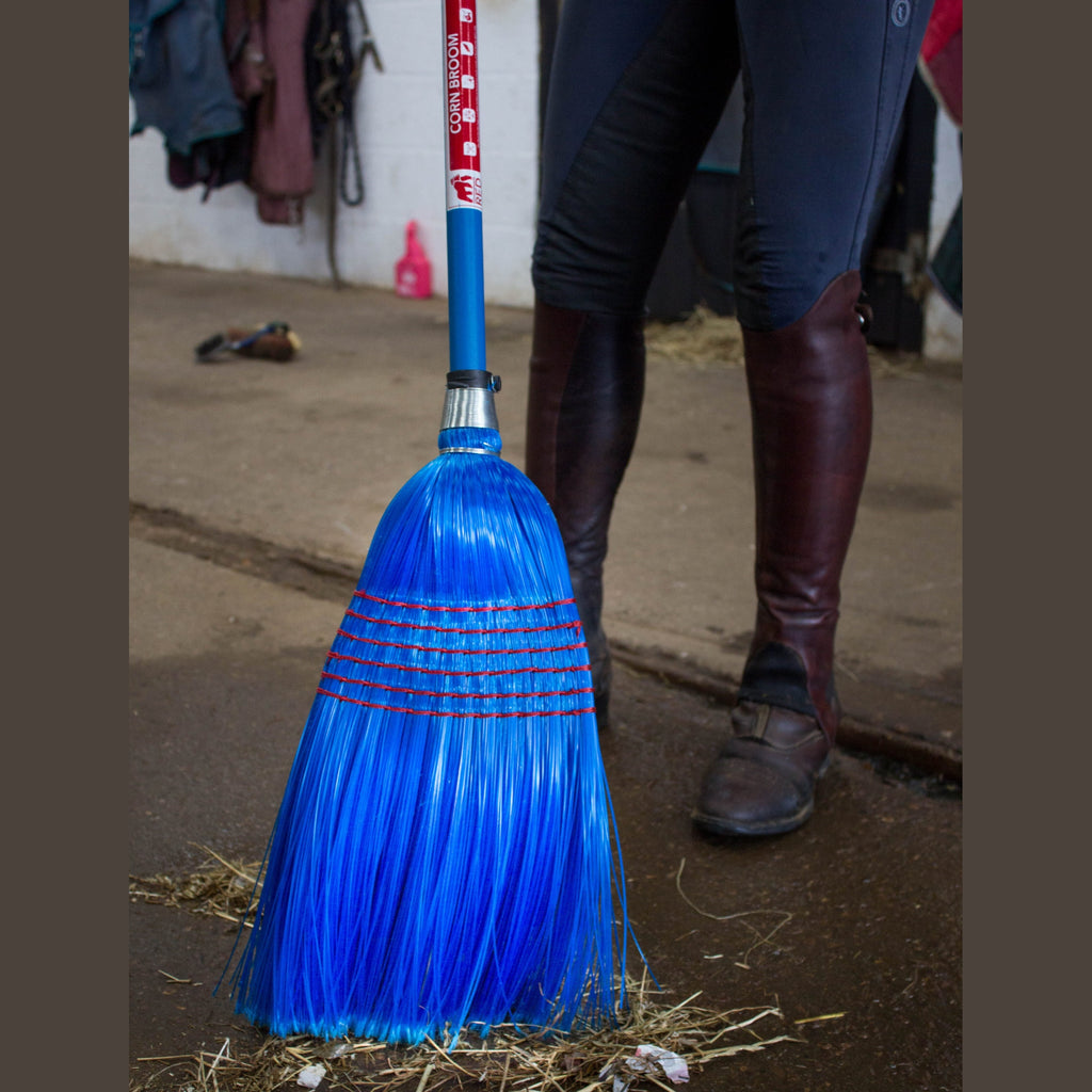 Red Gorilla Deluxe Large Corn Broom - Blue