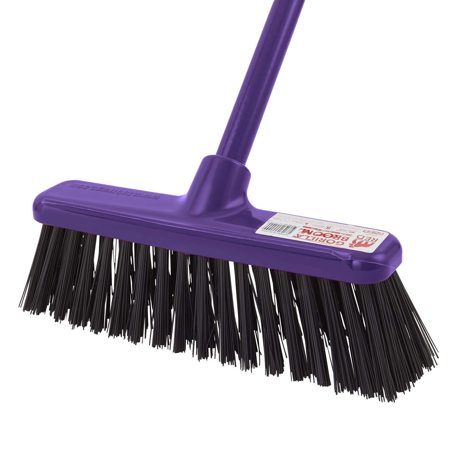 30cm Gorilla Broom - 30cm broom head and handle Purple