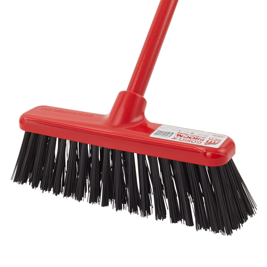Red Gorilla Gorilla Broom 30cm Complete Broom - Red