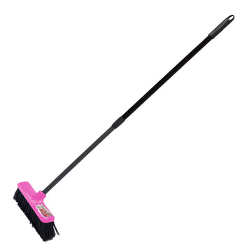 Telescopic Gorilla Brooms - TELESCOPIC HANDLE & 30CM HEAD PINK