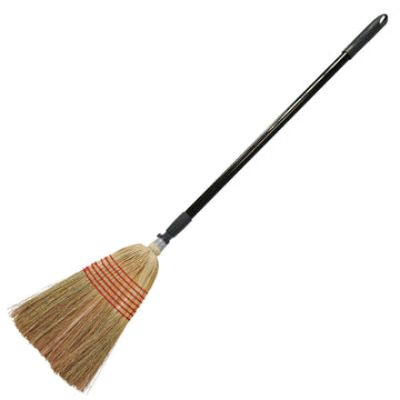 Telescopic Corn Brooms - Telescopic Handle with Large Corn Broom Head