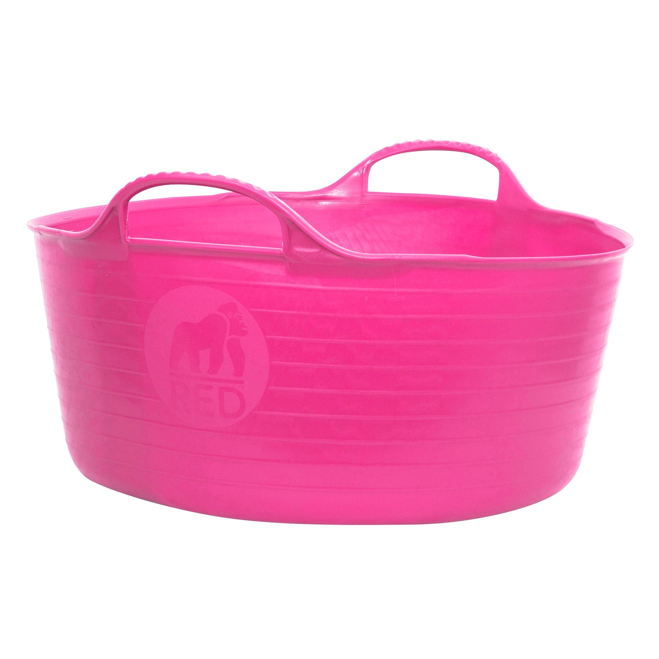 Red Gorilla Small Shallow 15L Tub - Pink