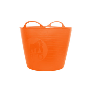 Tubs & Recycled Black Tubs - Medium 26L Orange