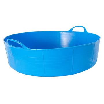 Gorilla Tubs & Recycled Black Tubs - Large Shallow 35L- Blue