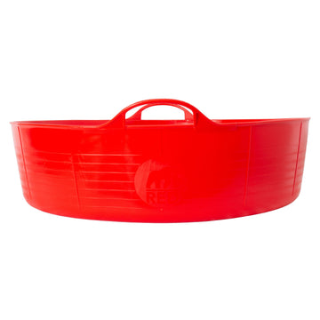 Tubs & Recycled Black Tubs - Large Shallow 35L Red