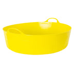 Red Gorilla Gorilla Tub Large Shallow 35L - Yellow