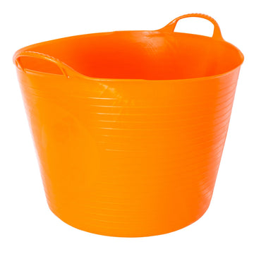 Tubs & Recycled Black Tubs - Large 38L Orange