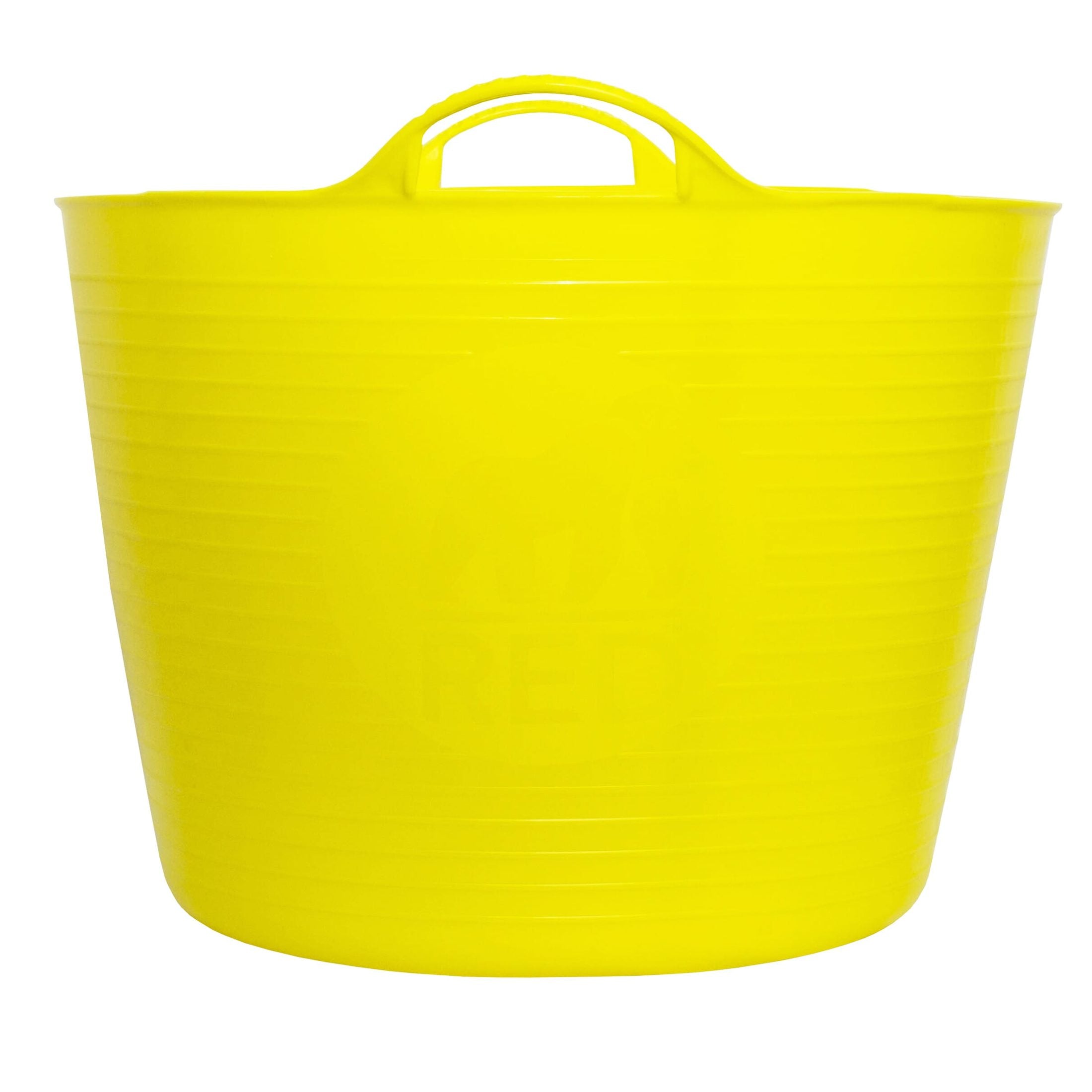 Tubs & Recycled Black Tubs - Large 38L Yellow