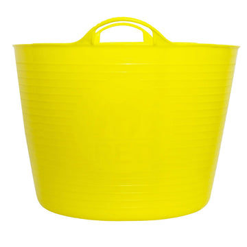 Tubs & Recycled Black Tubs - Large 38L Yellow