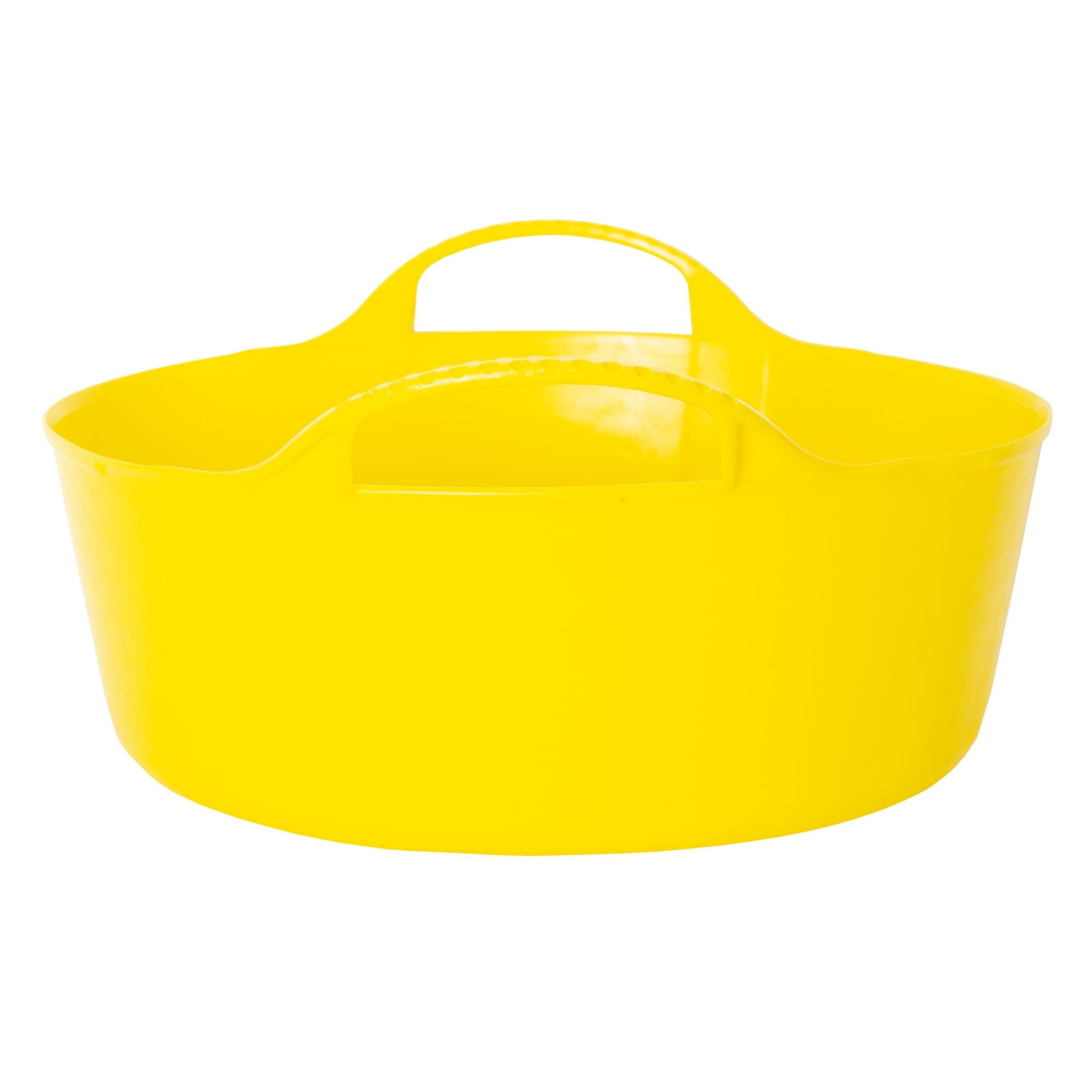 Gorilla Tubs & Recycled Black Tubs - Mini Shallow 5L -Yellow