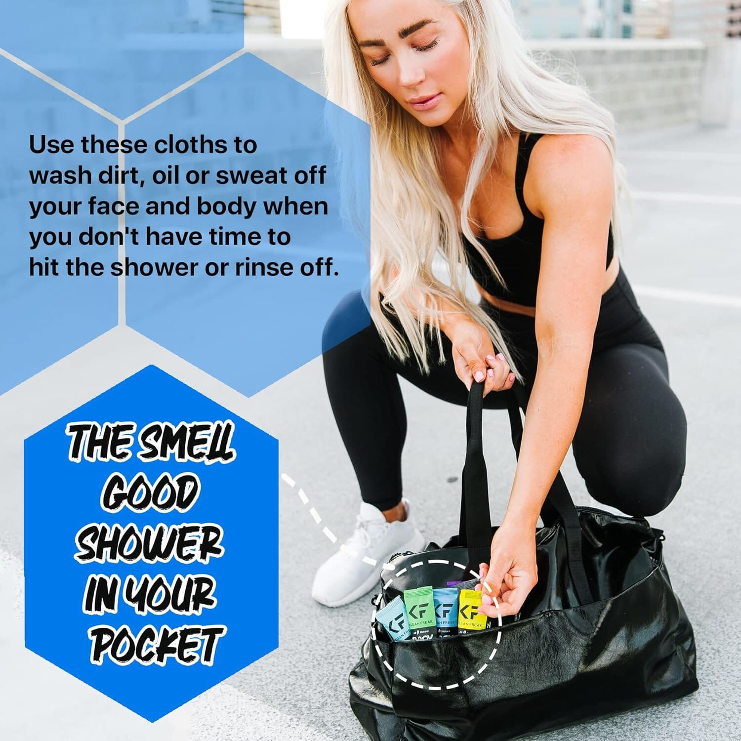 Klean Freak - Body Wipes - Single Sachet - Coconut