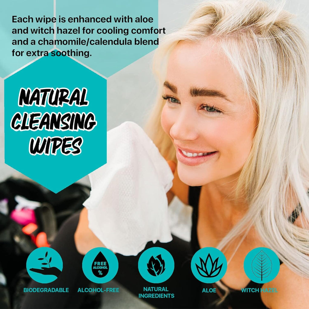 Klean Freak Body Wipes Single Sachet - Peppermint