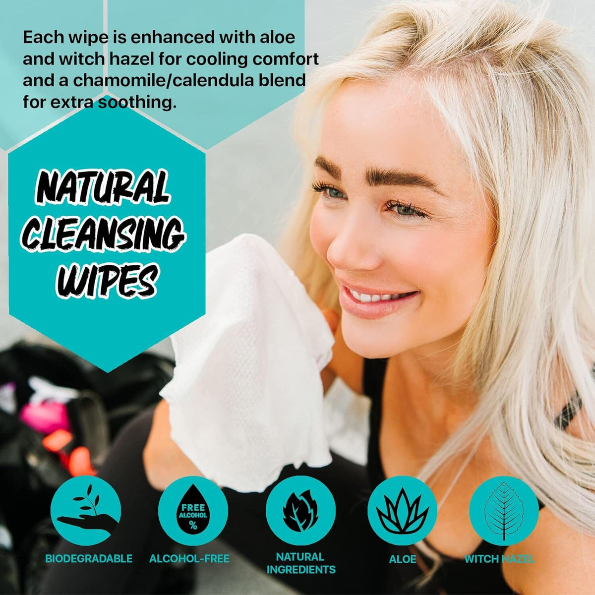 Klean Freak Body Wipes Single Sachet - Peppermint