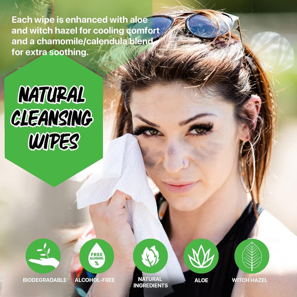 Klean Freak Body Wipes Single Sachet - Tea Tree