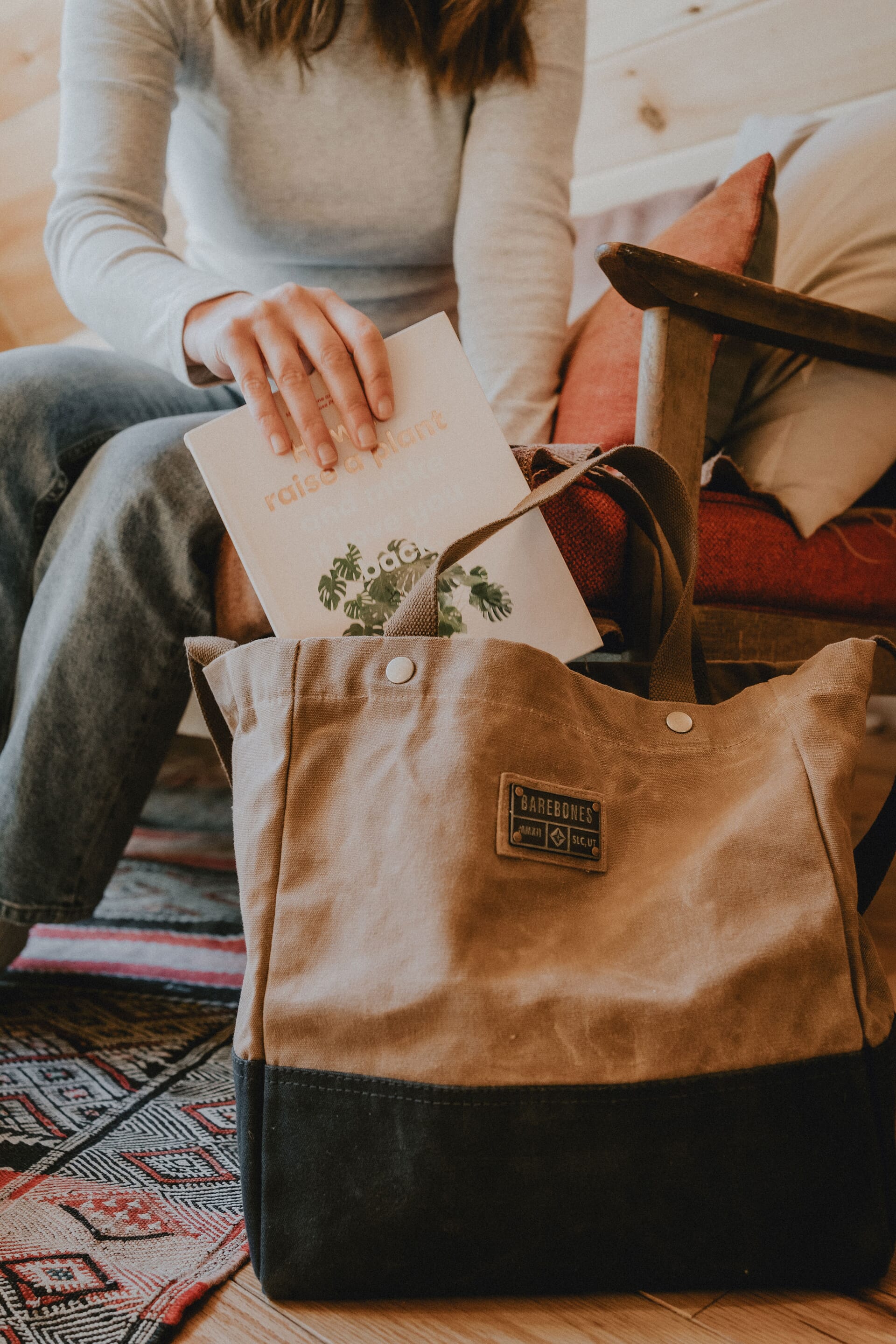 BareBones - Neelum Oversized Tote Bag (Khaki) -DISCONTINUED