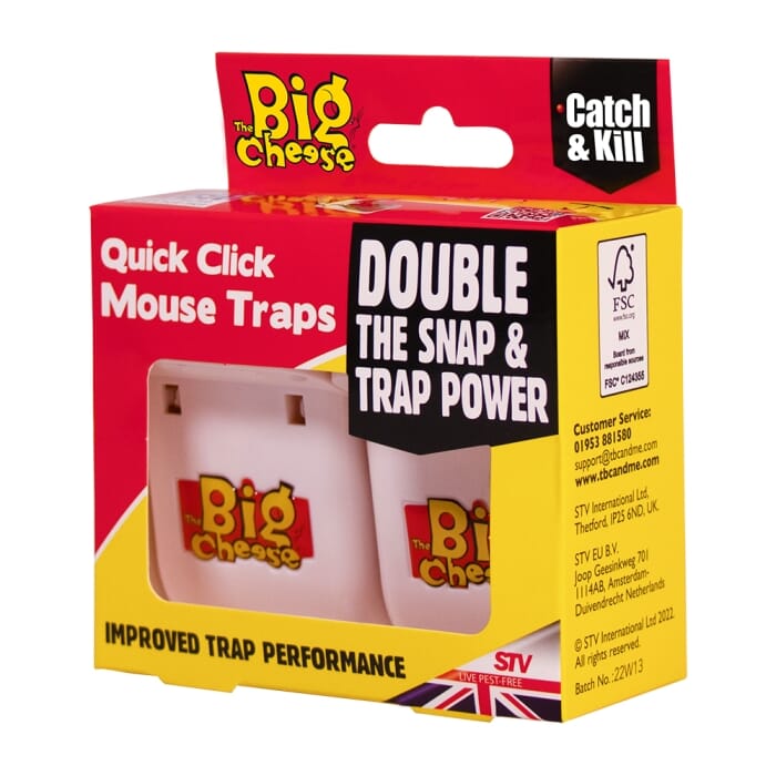 STV  Quick Click Mouse Trap - Twinpack