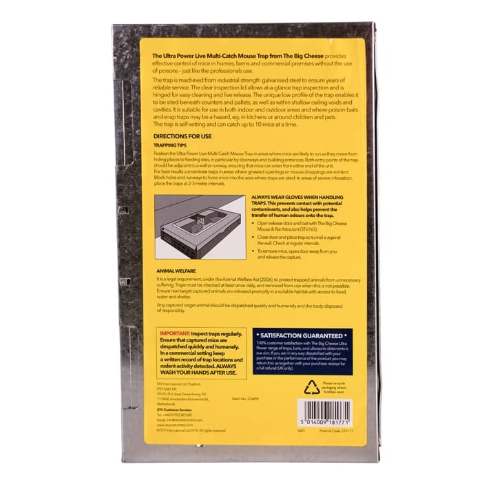 STV177-STV Live Multi-Catch Mouse Trap