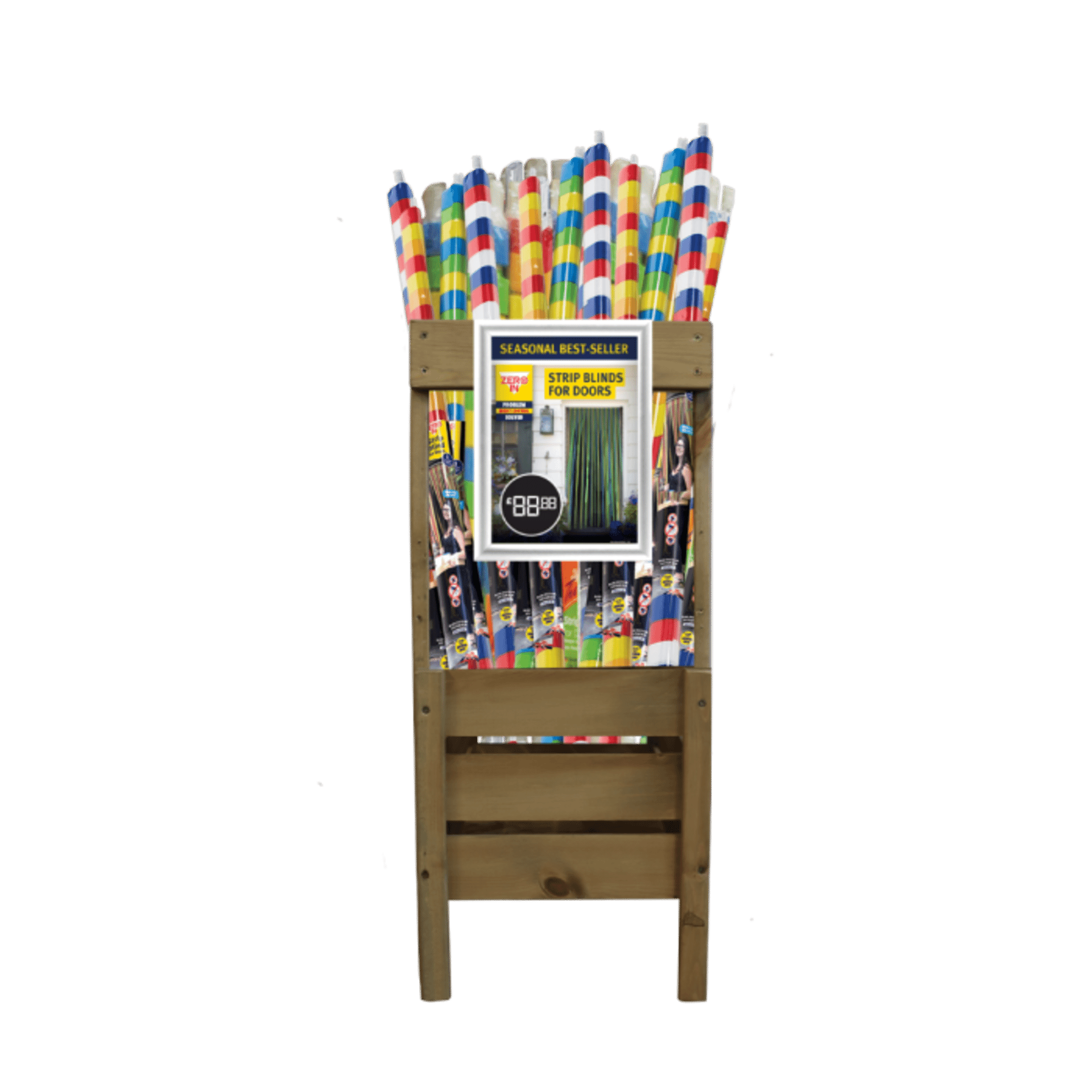 STV - Strip Blinds for Doors - Crate Display