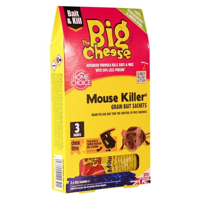 STV  Mouse Killer Grain Bait Sachet - 25g x 3
