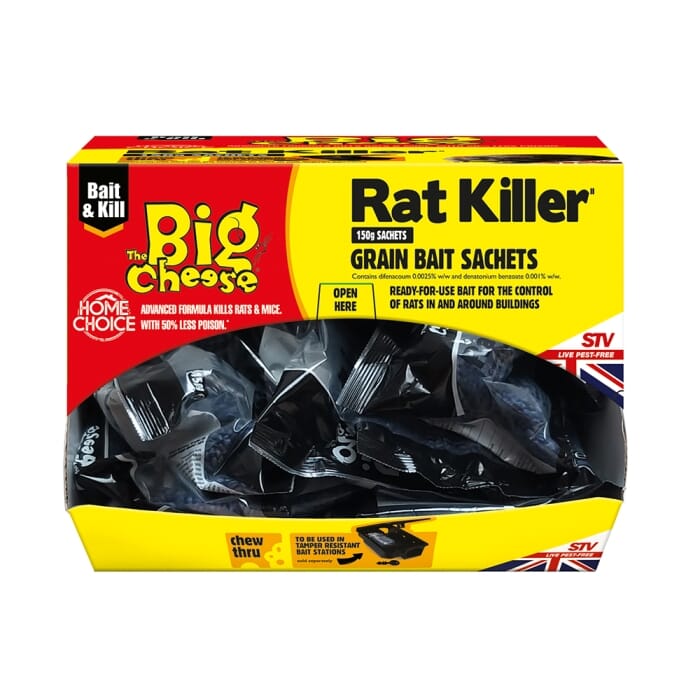 STV243-STV  Rat Killer Grain Bait Sachet - 150g
