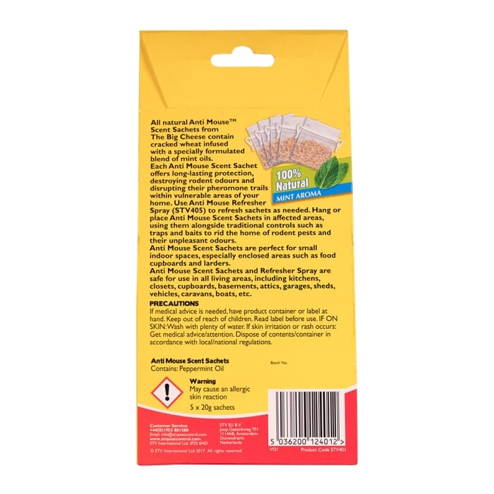 STV Anti Mouse Scent Sachet - 5-Pack