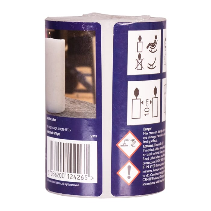 STV Citronella Pillar Candle