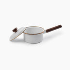 Enamel Saucepan - Eggshell