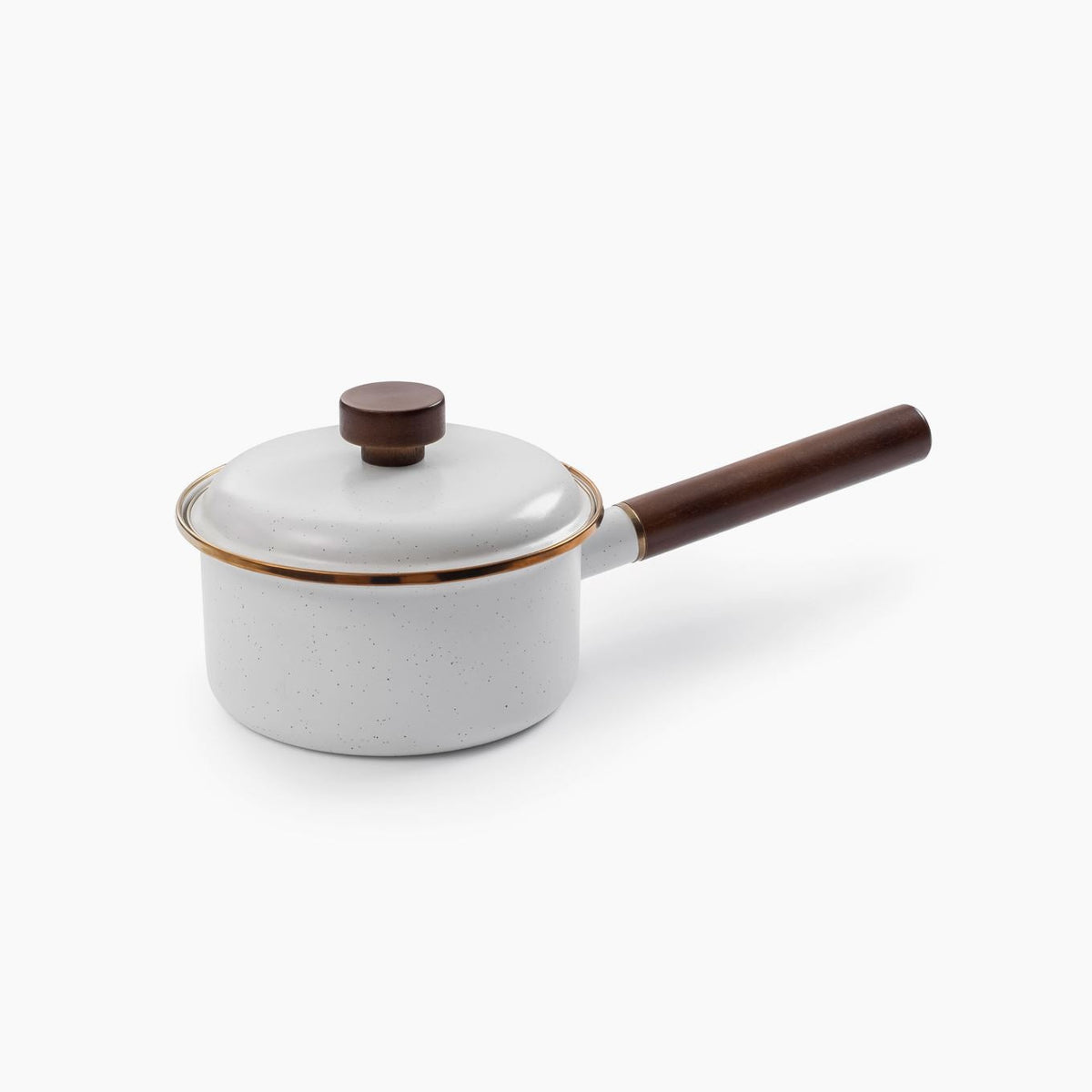 Enamel Saucepan - Eggshell
