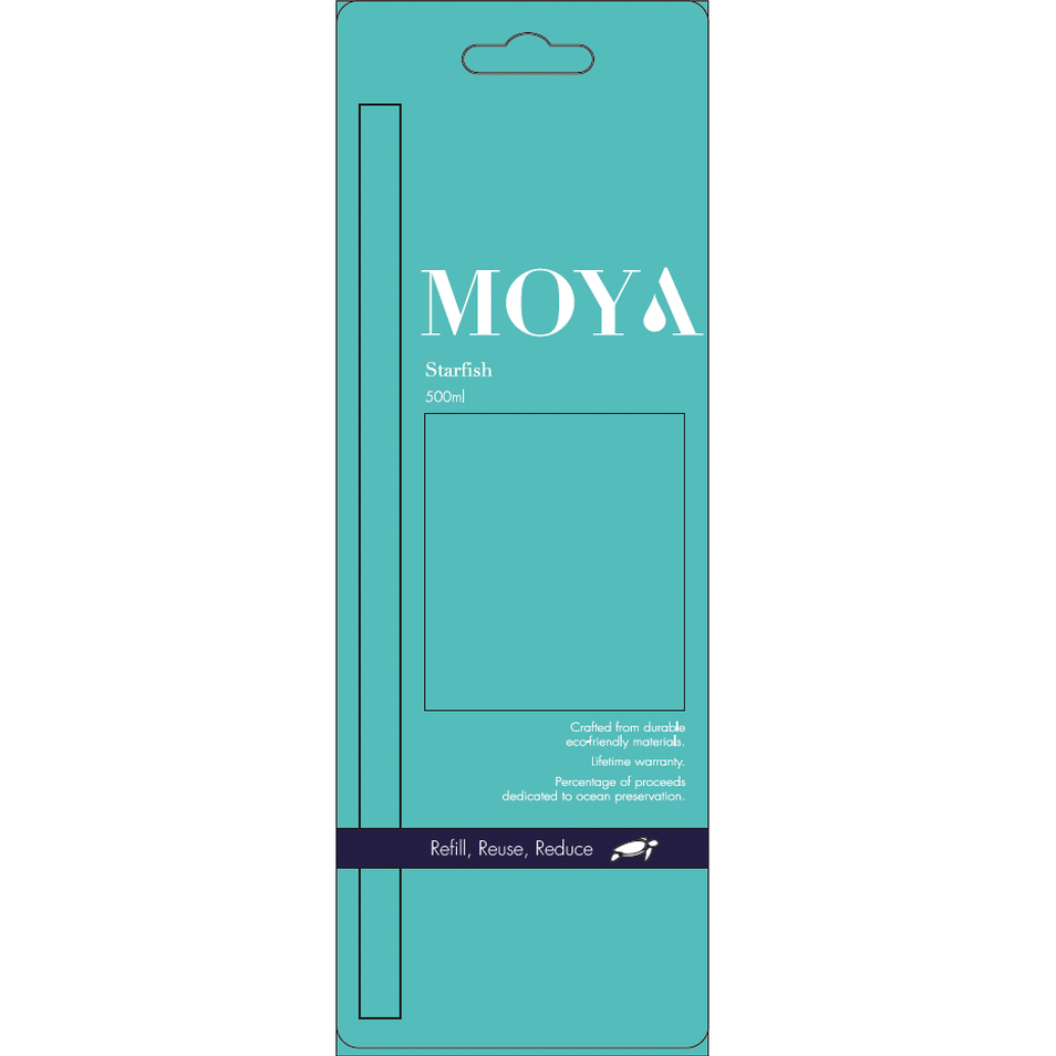 Moya 500ml Stainless Steel Reusable Straw