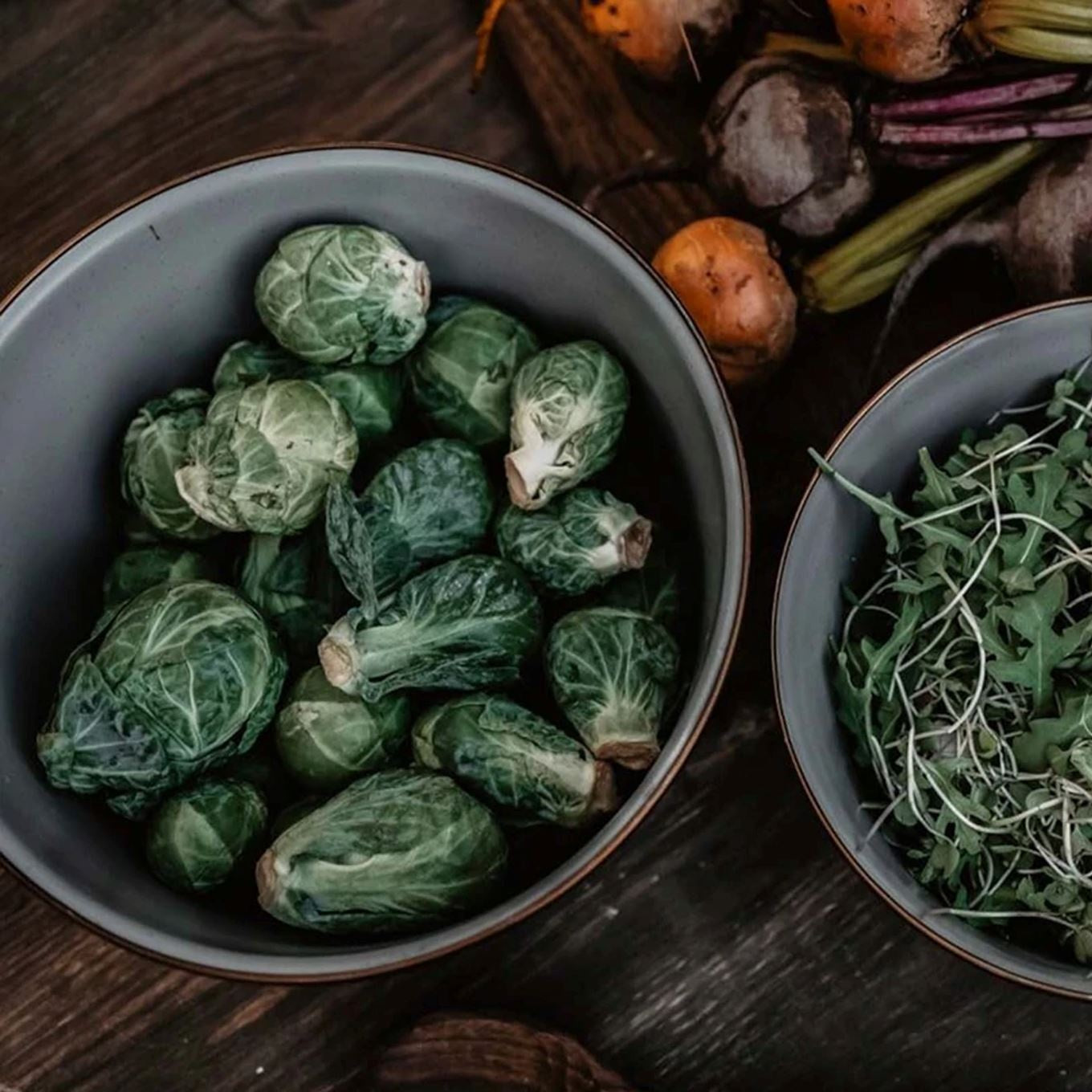Enamel Mixing Bowl Set - Slate Gray