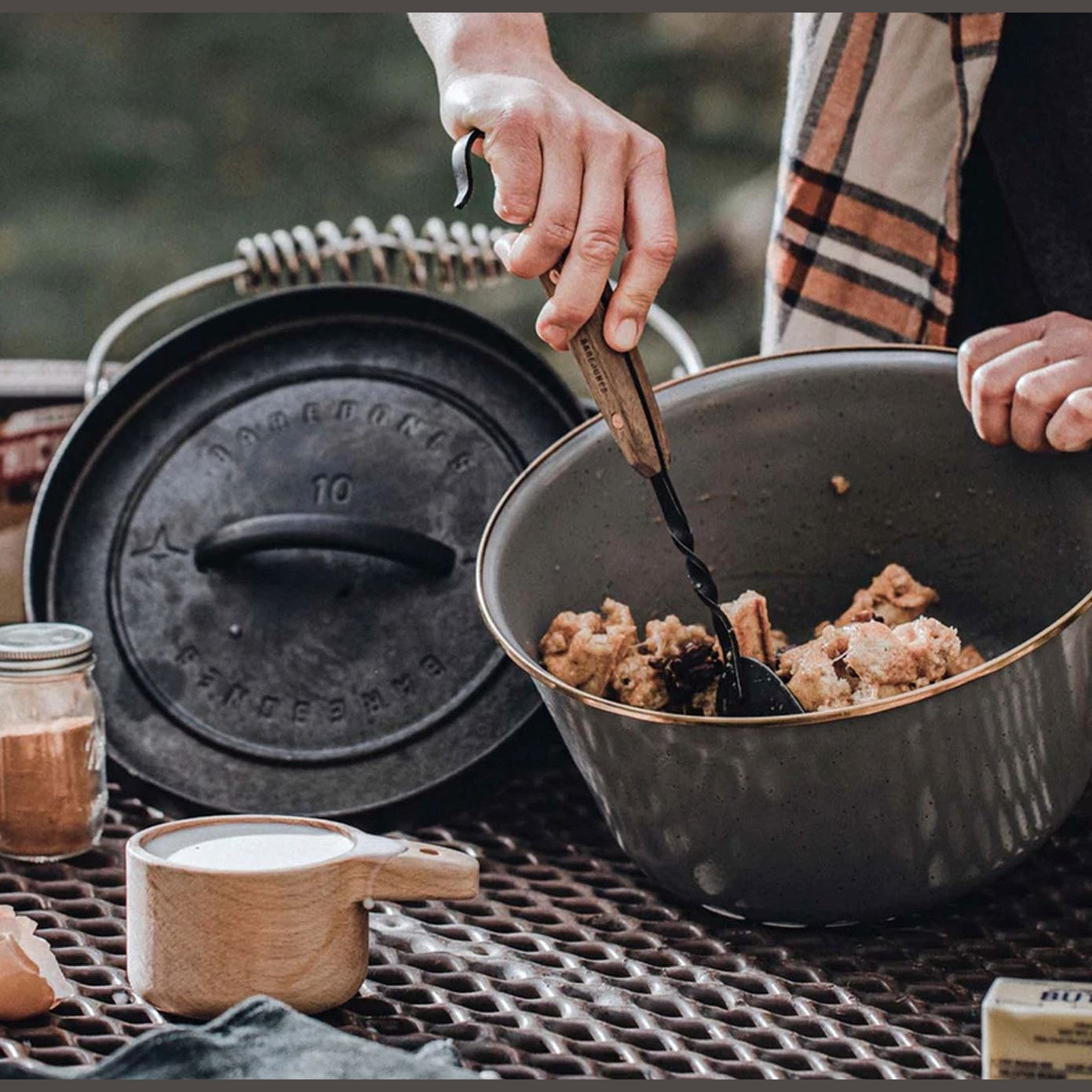Enamel Mixing Bowl Set - Slate Gray
