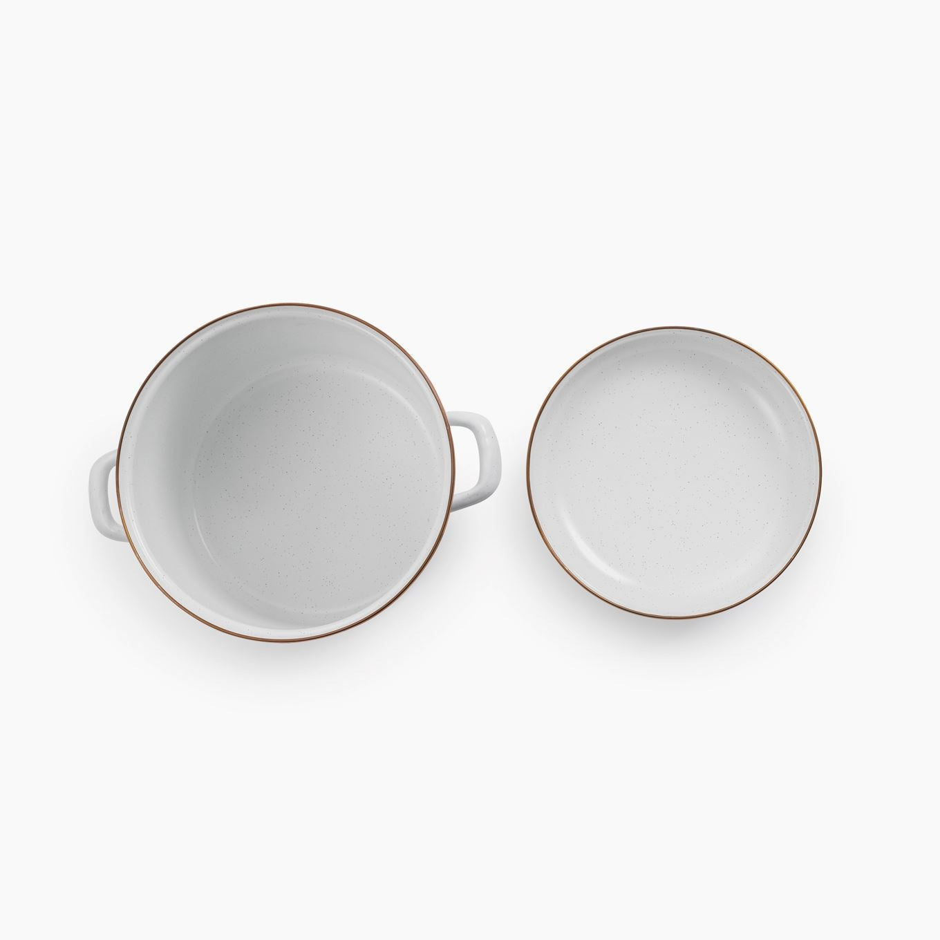 Enamel Stock Pot - Eggshell