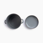 Enamel Stock Pot - Slate Gray