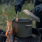 Enamel Stock Pot - Slate Gray