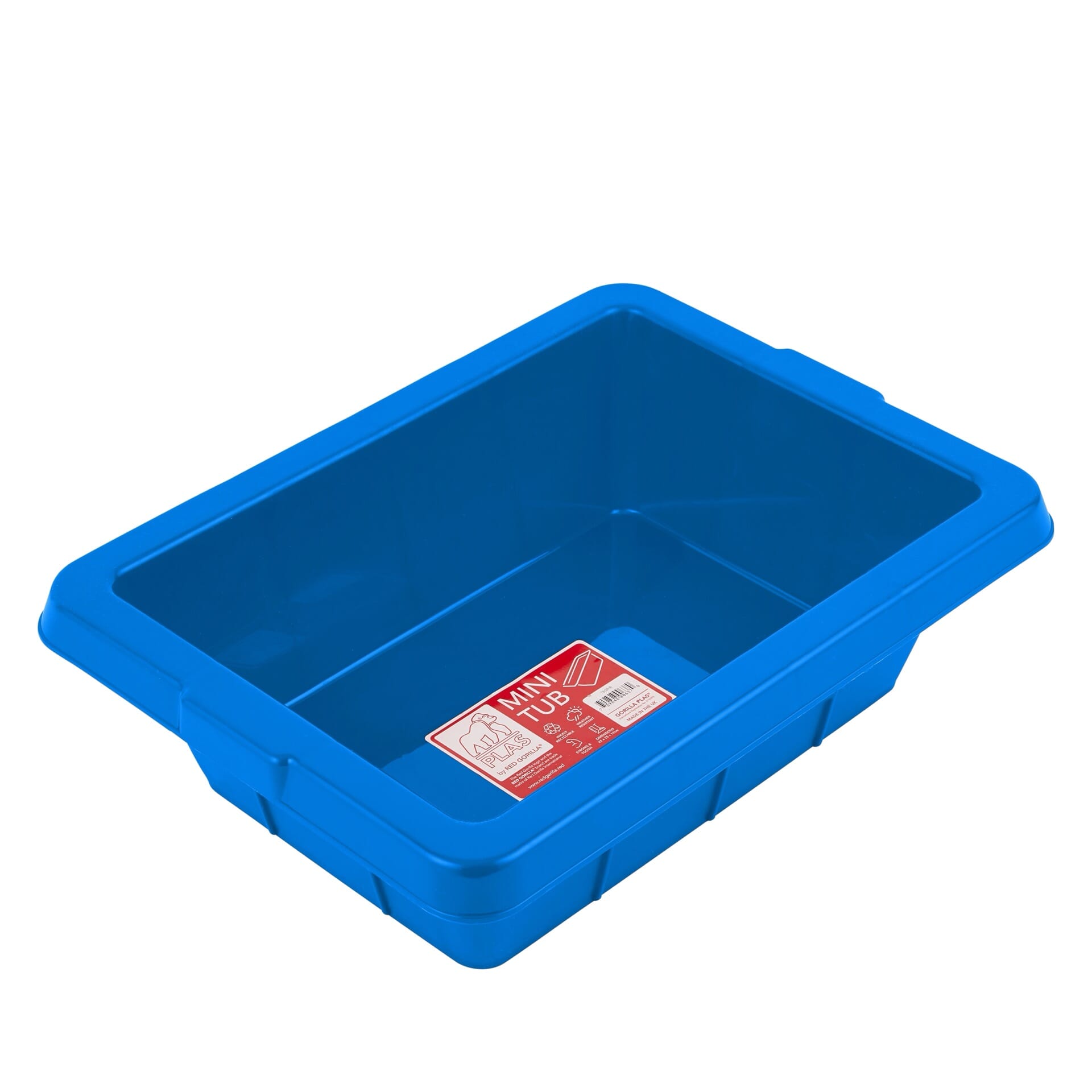 Red Gorilla Mini Gorilla Plas 7L Tub - Blue