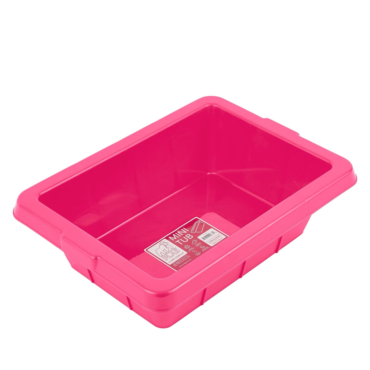 Red Gorilla Mini Gorilla Plas 7L Tub - Pink