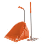 Teenie Tidee & Traditional Rake - Orange (Tiny Tidee + Rake)