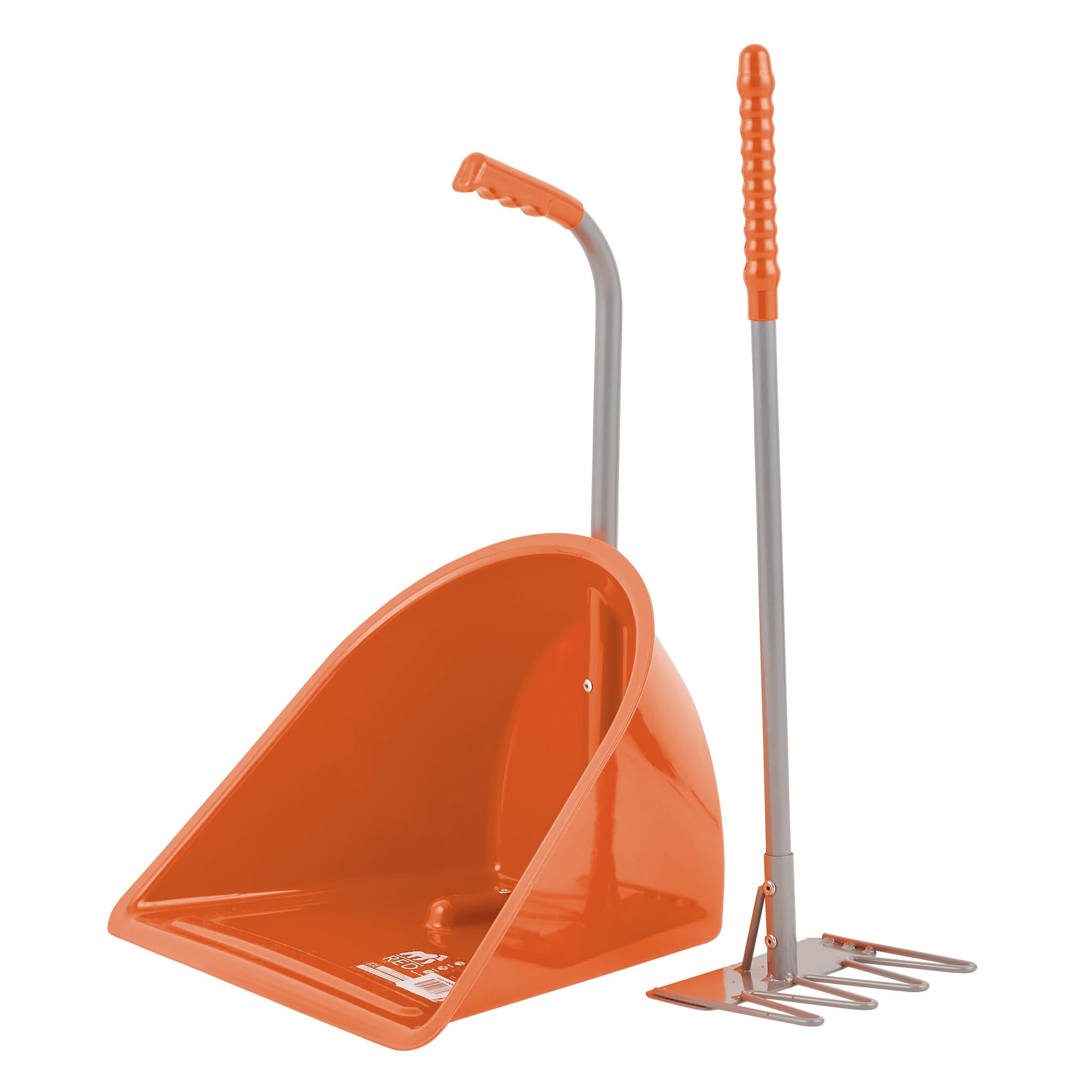 Red Gorilla Teenie Tidee with Traditional Rake - Orange