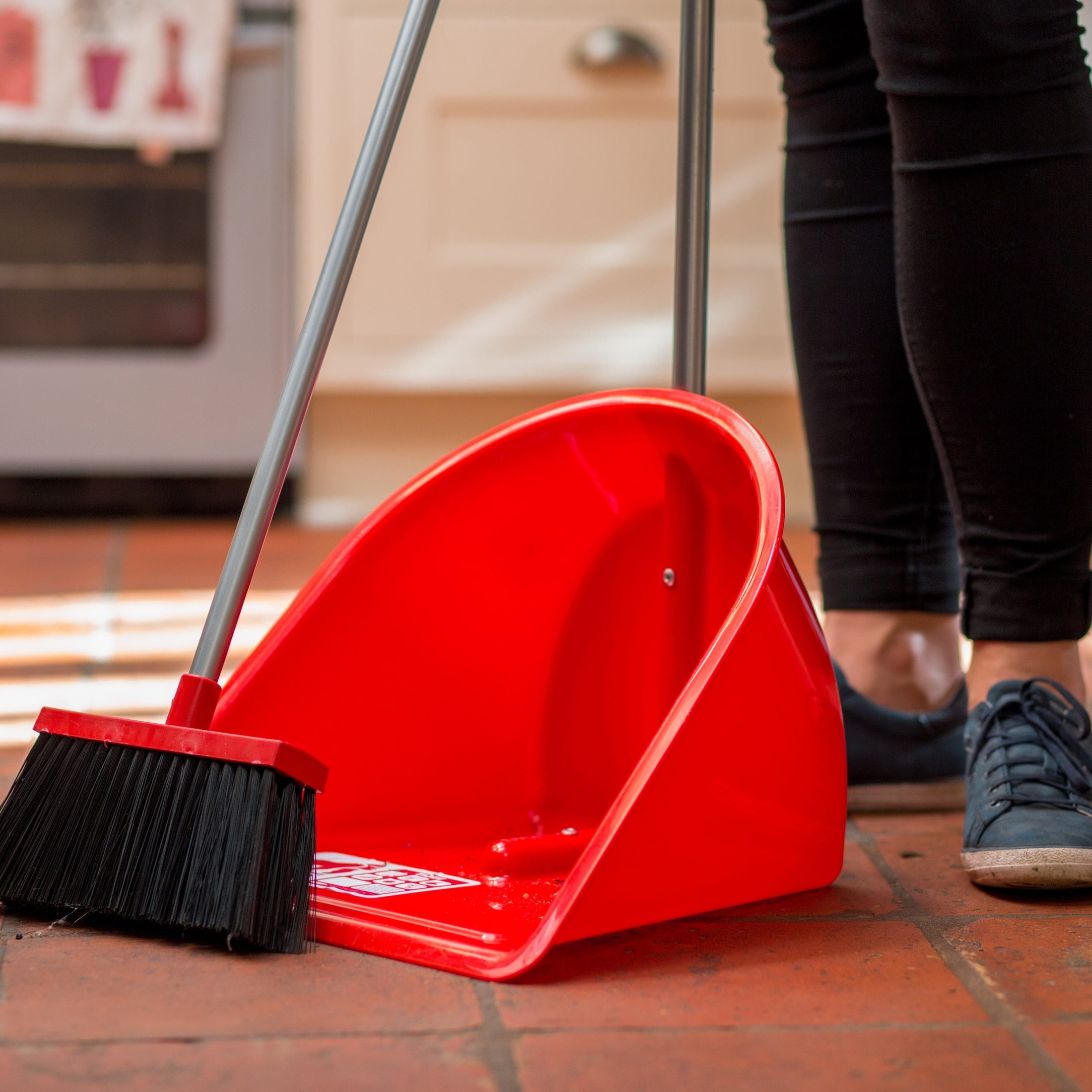 Tidee Companion Set - Red (Tidee + Rake + Broom)