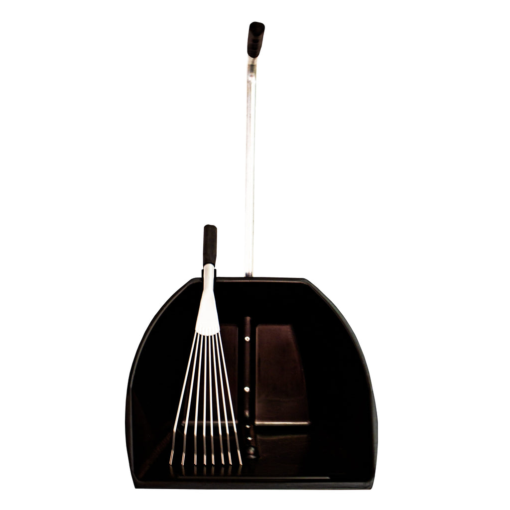 Red Gorilla Big Tidee and Short Metal Rake Bundle - Black