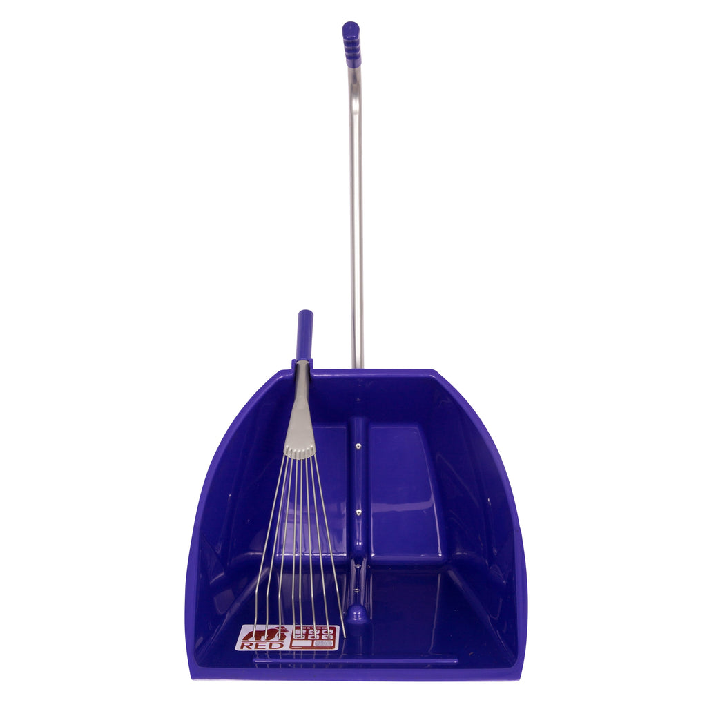 Red Gorilla Big Tidee and Short Metal Rake Bundle - Purple