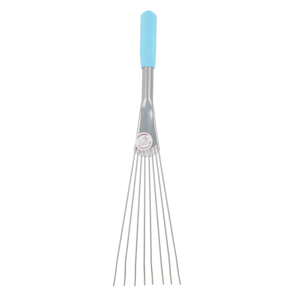 Red Gorilla Short Metal Rake - Sky Blue (Big Tidee Rake Head Only)